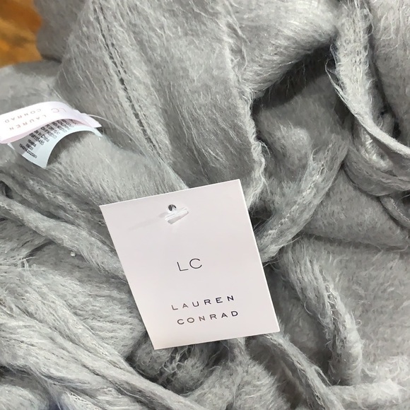 Lauren Conrad scarf grey LC new - Picture 2 of 6